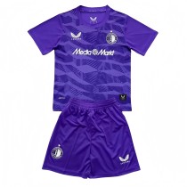 2025-26 Kids Feyenoord Purple Goalkeeper  Soccer Jersey
