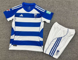 2025-26  Kids  Granada Away blue wihte soccer Jersey
