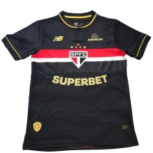 2025-26 Mens Sao Paulo Third away  black Soccer Jersey