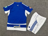 2025-26  Kids  Granada Away blue wihte soccer Jersey