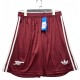 2025-26 Mens   Arsenal Brown Red Shorts Pants