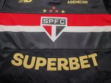 2025-26 Mens Sao Paulo Third away  black Soccer Jersey