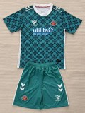 2025-26 Kids Sunderland Green GoalKeeper  Fans Soccer Jersey