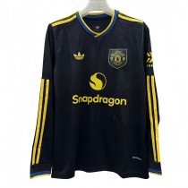 2025-26 Mens Manchester United  Third away Long Sleeve soccer Jersey