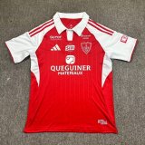2025-26 Mens Stade Brestois Home Fans Soccer Jersey