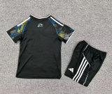 2025-26 Kids  Leeds United Third away black soccer  jersey