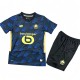2025-26 Kids Lille  Third away blue soccer jersey