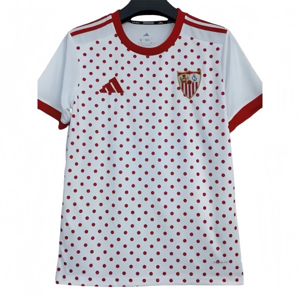 2025-26 Mens Sevilla  White soccer Jersey