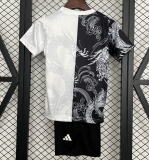 2025-26 Kids Real Madrid white black soccer Jersey