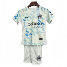 2025/26 Kids Inter Milan white away soccer jersey