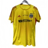 2025-26 Mens Colo-Colo yellow Goalkeeper soccer jersey