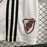 2025-26 Kids River Plate  white home Soccer Jersey