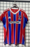 2025-26 Mens Colo-Colo  Third away red blue soccer jersey