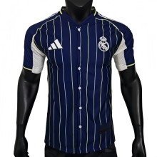 2025-26 Mens Real Madrid   Player  Casual Edition Baseball Jersey