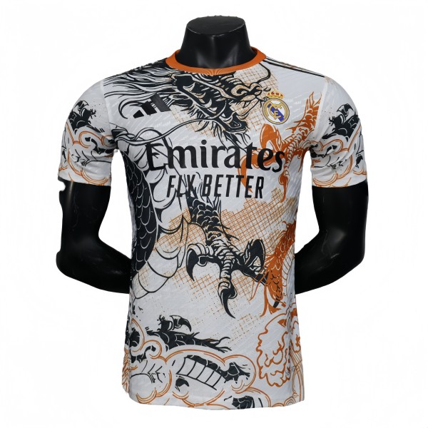 2025-26 Mens Real Madrid  Player white Special Edition  soccer jersey