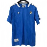 2025-26 Mens Real Madrid  Blue casual style soccer jersey