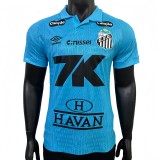 2025-26 Mens Santos Special Edition Player blue Soccer Jersey