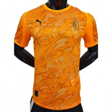 2025-26 Mens AC Milan  Orange Player Soccer Jersey