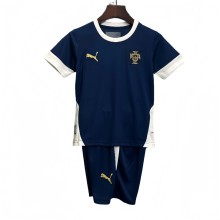 KIDS soccer jersey Portugal  training suit royal blue 2526
