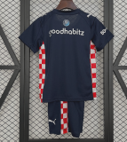 2025/26 Kids PSV Eindhoven away blue  soccer jersey