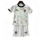 KIDS soccer jersey Portugal white away 2526
