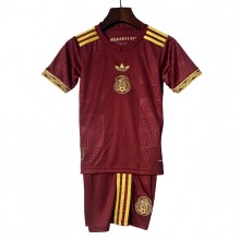 2025-26  Mexico Kids Golden Cup red  Soccer Jersey
