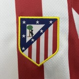 Kids Atletico Madrid  home soccer jerseys 2025-26