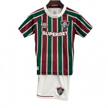 Kids soccer jersey Fluminense home 2526