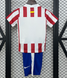 Kids Atletico Madrid  home soccer jerseys 2025-26