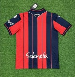 2025-26 Mens Bologna Home red blue Soccer Jersey