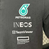 2024 F1 Mercedes Black Polo Racing Suit (有领)
