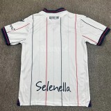 2025-26 Mens Bologna Away white Soccer Jersey
