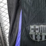 2025-26 Mens Barcelona away player version black Shorts Pants