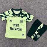 2025-26 Kids Cardiff City  away  soccere jersey