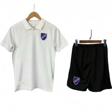 2025-26Kids Colo-Colo 100th Anniversary White soccer jersey