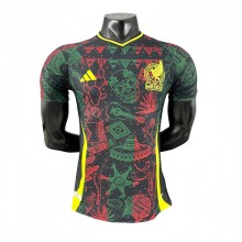 2025-26  Mens Mexico Special Edition red green Player version soccer jersey