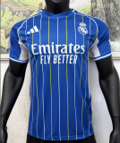 2025-26 Mens Real Madrid  Player Special edition blue soccer jersey