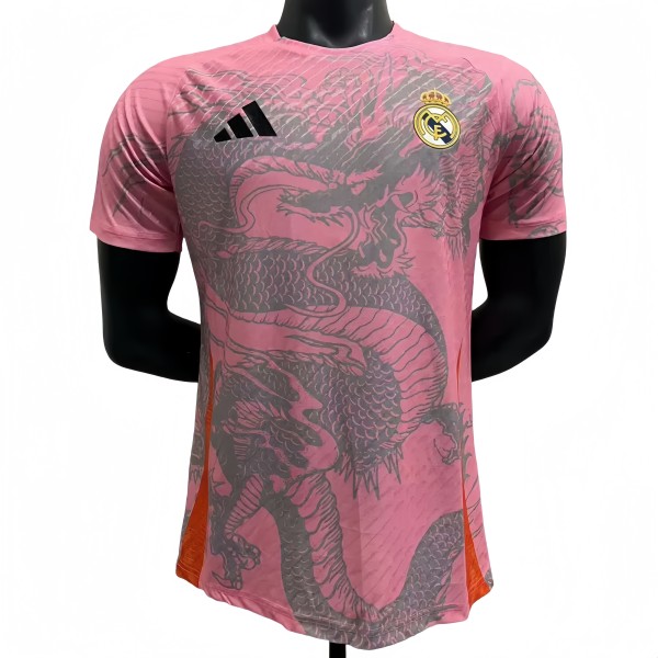 2025-26 Mens Real Madrid  Player Special edition pink soccer jersey