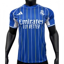 2025-26 Mens Real Madrid  Player Special edition blue soccer jersey
