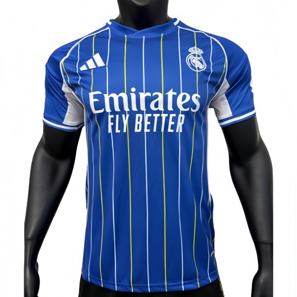 2025-26 Mens Real Madrid  Player Special edition blue soccer jersey
