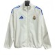 2025-26 Mens Real Madrid  white windbreaker