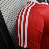 2025 AD Casual red Player Version Training shirts