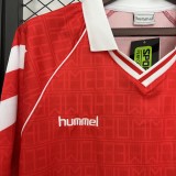 1990 Mens  Benfica  Retro  home red soccer jersey