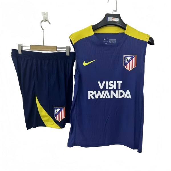 2025-26  Mens Atletico Madrid  Dark Blue vest short training suit