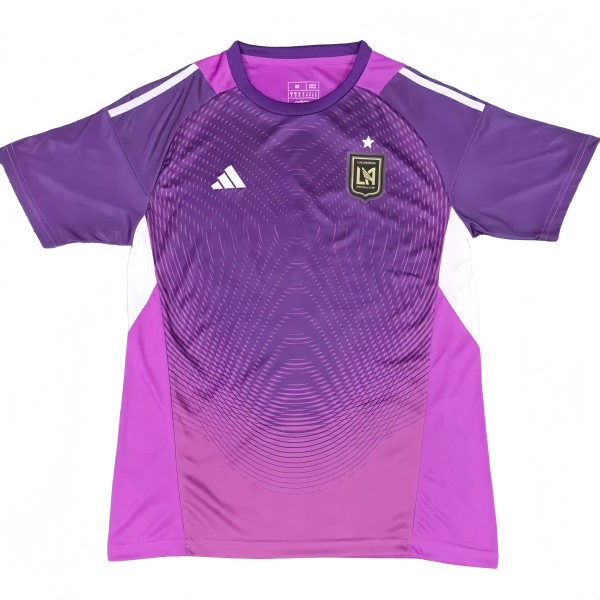2025-26 Mens Los Angeles（ LAFC）  Purple Goalkeeper Fans Soccer Jersey