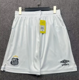 2025-2026 Mens Santos Home Soccer Shorts Pants