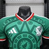 2026-27 Mens Mexico home green Player version soccer jersey