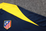 2025-26 Mens  Atletico Madrid  blue Half-pull Training Suit