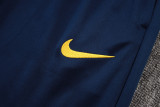 2025-26 Mens  Atletico Madrid  blue Half-pull Training Suit