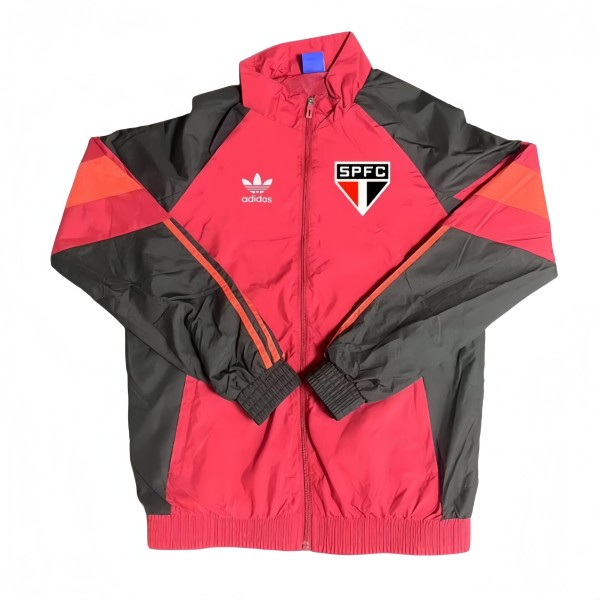 2025-26 Mens  Sao Paulo Red black Windbreaker